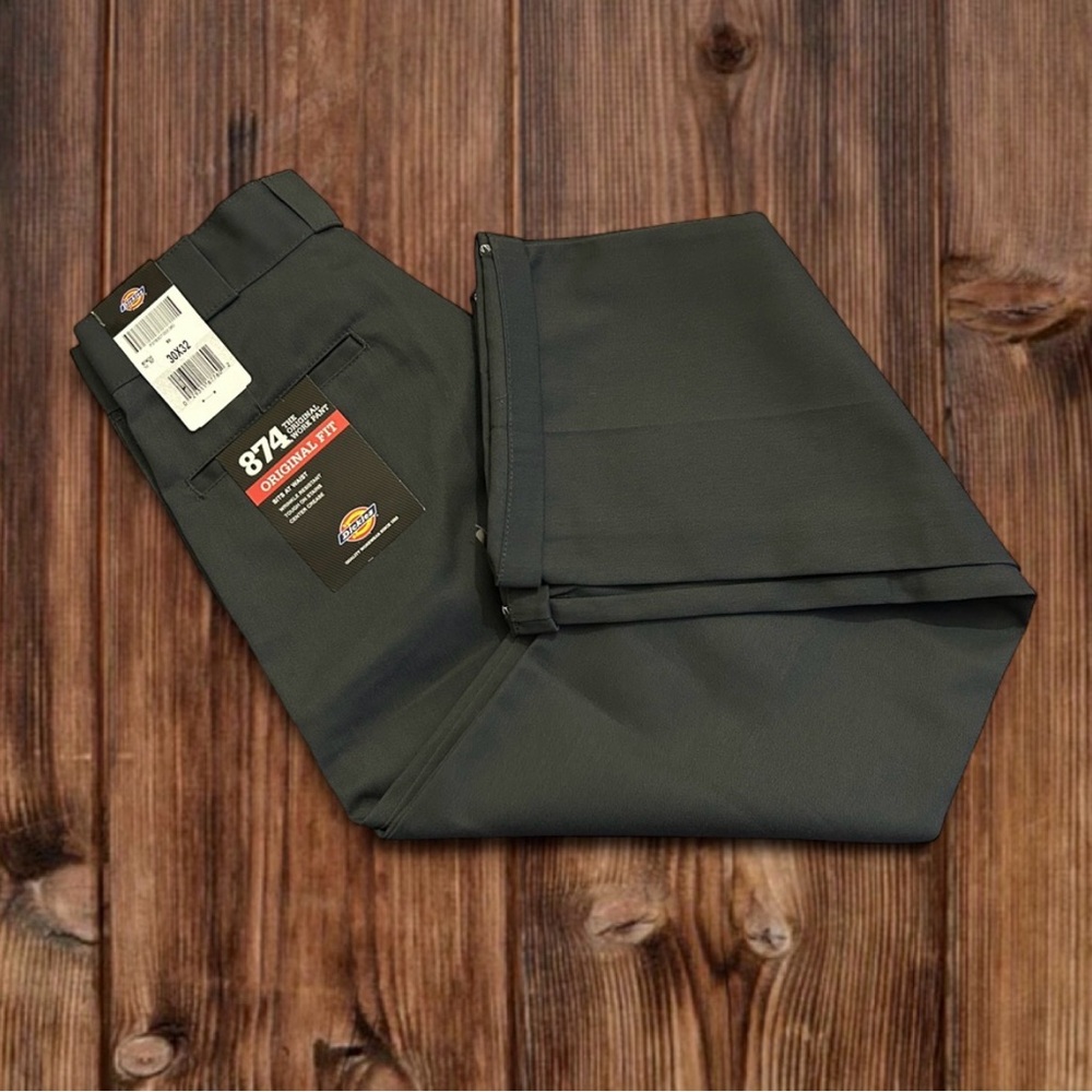Dickies Men's Charcoal Dress Pants NEW!